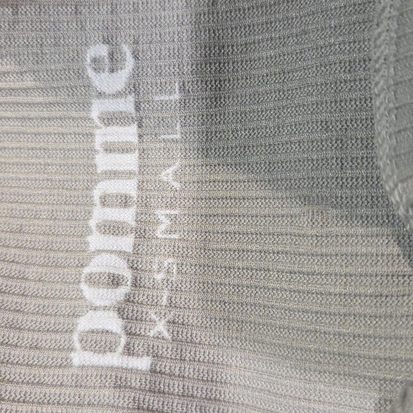 Pomme Light Gray Equestrian Silicone Full Seat Riding Tights Breeches Size XS - Picture 8 of 13